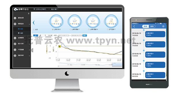土壤水勢測定儀管理云平臺界面