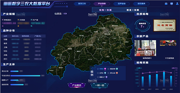 仙居“楊梅一件事”平臺(tái)圖