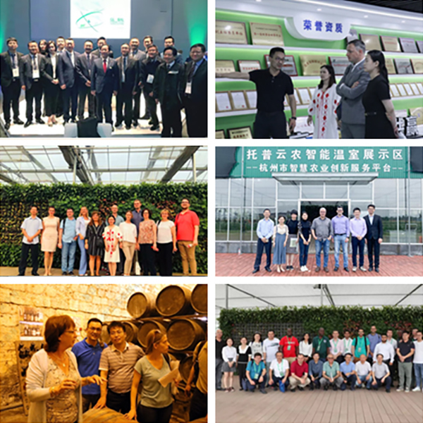 托普云農團隊走訪參觀國外先進農業(yè)技術