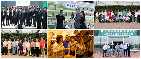 托普云農(nóng)管理團(tuán)隊(duì)走出國(guó)門(mén)以及接待國(guó)際考察團(tuán)