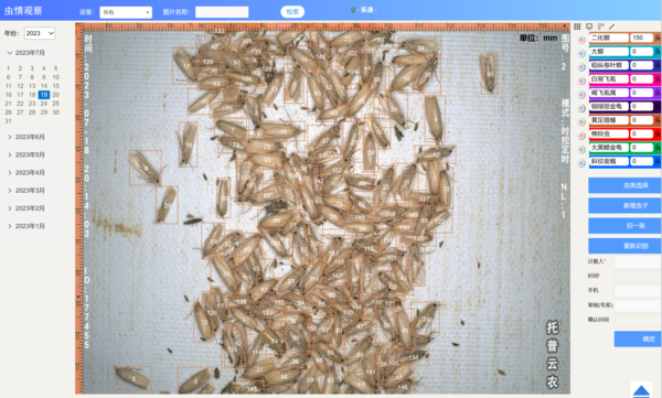 托普云農(nóng)智能蟲(chóng)情測(cè)報(bào)燈識(shí)別出害蟲(chóng)